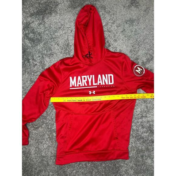 Under Armour Maryland Terrapins Size Small Hoodie College Basketball - Picture 7 of 7